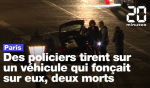 Paris : Des policiers tirent sur un véhicule qui fonçait sur eux, deux morts