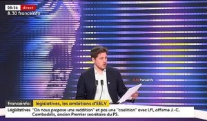 Législatives : "Il faut pouvoir terminer" les négociations à gauche "en fin de semaine ou ce week-end", affirme Julien Bayou