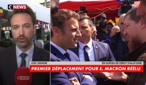 Premier déplacement pour Emmanuel Macron réélu