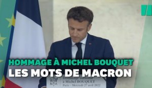 Les mots de Macron pour rendre hommage à Michel Bouquet