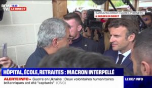 "On vous a targué d'être le président de riches, redevenez le président de tous les Français": un homme interpelle Emmanuel Macron sur les salaires