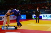 Cysique cale en finale - Judo (F) - Championnats d'Europe