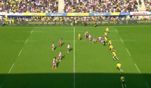 TOP 14 - Essai de Kylan HAMDAOUI 2 (SFP) - ASM Clermont - Stade Français Paris - Saison 2021:2022