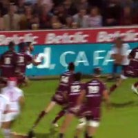 TOP 14 - Essai de Aymeric LUC 2 (RCT) - Union Bordeaux-Bègles - RC Toulon - Saison 2021/2022