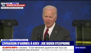 Joe Biden veut "s'assurer que les Ukrainiens aient les armes nécessaires pour se défendre"