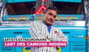 Artiste extraordinaire : le monde coloré de l'art des camions indiens