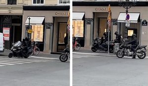 Braquage d'une boutique Chanel à main armée en pleine journée à Paris