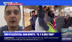 Ivan Goltvenko, directeur des ressources humaines de l’usine d’Azovstal: "Nous savons pertinemment que le site d'Azovstal fait toujours l'objet de tirs"