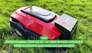 Test Einhell Freelexo 1200 LCD BT : un robot de tonte connecté à batterie amovible aussi endurant que sensible