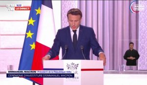 Emmanuel Macron à la jeunesse: "Je fais le serment de leur léguer une planète plus vivable et une France plus vivante"