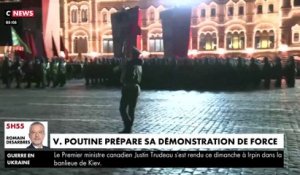 Le défilé de ce matin va célébrer la victoire sur l’Allemagne nazie en 1945, une démonstration de force afin de galvaniser ses troupes à la peine en Ukraine