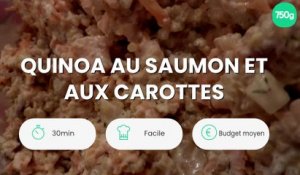 Quinoa au saumon et aux carottes