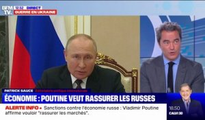 Vladimir Poutine veut rassurer les Russes sur les conséquences des sanctions sur leur économie
