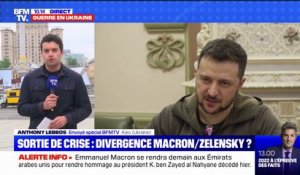 Guerre en Ukraine: des divergences entre Emmanuel Macron et Volodymyr Zelensky sur une stratégie de fin de conflit