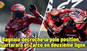 Moto GP. GP de France : Bagnaia décroche la pole position, Quartararo et Zarco en deuxième ligne