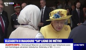 Elisabeth II inaugure "sa" ligne de métro à Londres