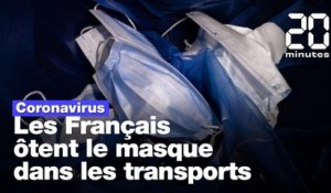 Les Français ôtent le masque dans les transports