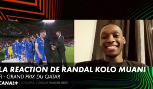 Randal Kolo Muani, futur joueur de Francfort, réagit - Finale Europa League - Francfort / Rangers