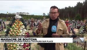 Ukraine : des "centaines de tombes" au cimetière de Boutcha