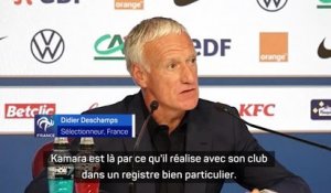 Bleus - Deschamps sur Kamara : "À aucun moment, je ne sélectionnerai un joueur pour l'empêcher d'avoir ce deuxième choix."