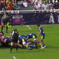 TOP 14 - Essai de Damian PENAUD (ASM) - Biarritz Olympique - ASM Clermont - Saison 2021/2022
