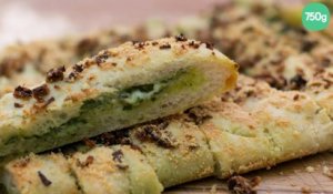 Breadsticks pesto-mozzarella