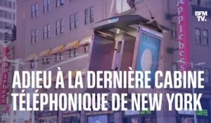 La ville de New York dit adieu à sa dernière cabine téléphonique publique