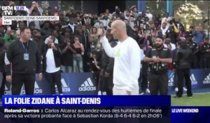 La folie Zidane à Saint-Denis