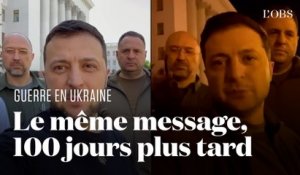 "La victoire sera nôtre", assure Zelensky au centième jour de la guerre en Ukraine