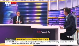 Finale de la Ligue des champions : "L'explication" de Gérald Darmanin "n'est pas crédible", pour Jean-François Copé