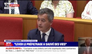 Gérald Darmanin: "On doit tirer les conclusions" des incidents au Stade de France