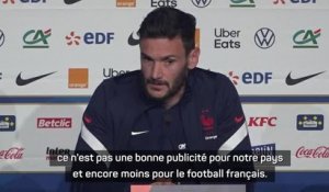 Finale - Lloris : "Pas une bonne publicité pour le football français"