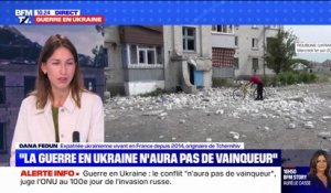 Guerre en Ukraine: pour Dana Fedun, expatriée ukrainienne en France, "il faut croire en une victoire de l'Ukraine"