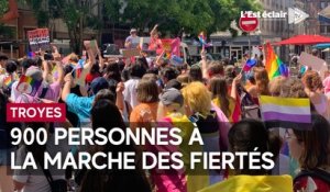 900 personnes à la marche des fiertés ce samedi 3 juin à Troyes