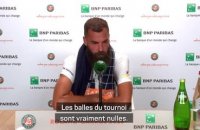 Roland-Garros - Paire : "Les balles du tournoi sont vraiment nulles"