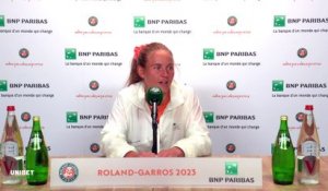 Roland-Garros 2023 - Fiona Ferro : "Merci au public, à tous et à l'année prochaine"