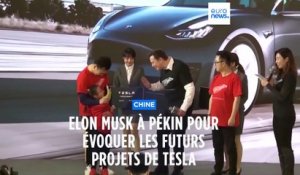 Elon Musk en Chine pour évoquer les véhicules nouvelle génération
