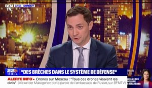 Attaque de drones à Moscou: "Il y a la volonté de provoquer la réaction de Moscou", pour Alexander Makogonov, porte-parole de l’ambassade de Russie en France