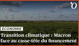 Transition climatique: Emmanuel Macron face au casse-tête du financement
