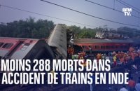 Au moins 288 morts et 850 blessés dans un accident de trains en Inde
