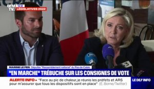 "Tout ça n'a ni queue ni tête" fustige Marine Le Pen sur les consignes de vote de LREM