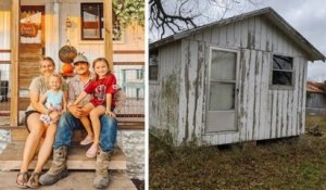 Aux États-Unis, un couple transforme un vieux cabanon en une maison sublime