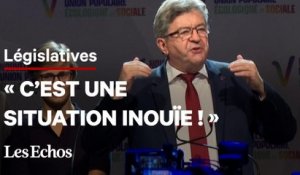« La déroute du parti présidentiel est totale » affirme Jean-Luc Mélenchon