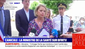Brigitte Bourguignon, ministre de la Santé: " Nous sommes dans un épisode de canicule très précoce, comme ça n'est pas arrivé depuis très longtemps"