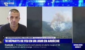 Ardèche: l'incendie de Freyssenet est "en passe d'être maîtrisé", selon les pompiers