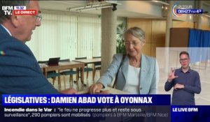 Législatives 2022: la Première ministre Élisabeth Borne vote à Vire, dans le Calvados