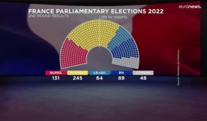 Législatives : revers pour la majorité présidentielle, score historique pour l'extrême droite
