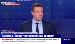 Jordan Bardella: "Le RN est le premier parti politique d'opposition à Emmanuel Macron"