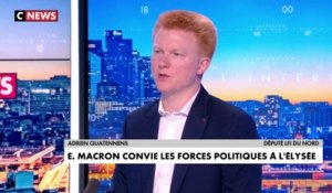 «Je devrais avec Mathilde Panot aller rencontrer Emmanuel Macron à l'Elysée», affirme dans #LaMatinale Adrien Quatennens député LFI