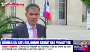 Olivier Faure: "Je voudrais qu'Emmanuel Macron entende ce que les Français lui ont dit à plusieurs reprises"
